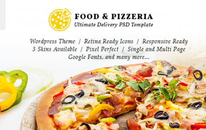 Food & Pizzeria – Ultimate Delivery theme wordpress sạch