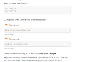 Hướng dẫn trỏ tên miền qua Cloudflare chống tấn công Virus DDOS